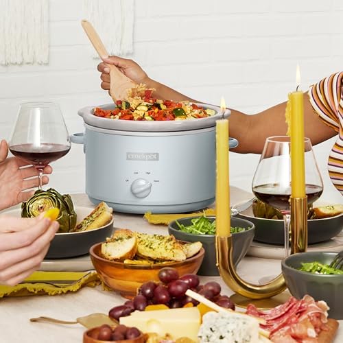 Crock-Pot 4.5 Quart Manual Slow Cooker – Macaroon Blue v1017