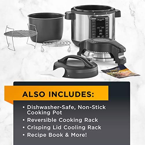 Crock-Pot Express Crisp 8 Quart 10-in-1 Pressure Cooker v1006