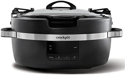 Crock-Pot Thermoshield 6 Quart Slow Cooker with Carry Handles v1012