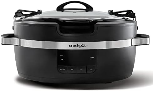 Crock-Pot Thermoshield 6 Quart Slow Cooker with Carry Handles v1012