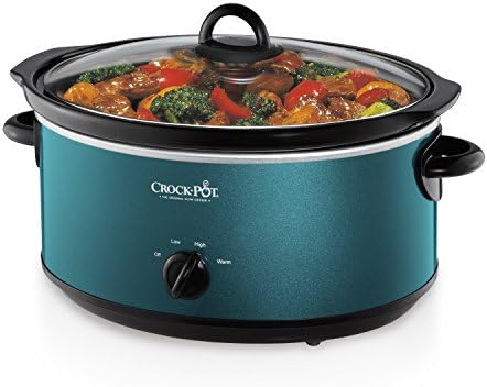 Crock-Pot 7 Quart Manual Slow Cooker – Turquoise v1025