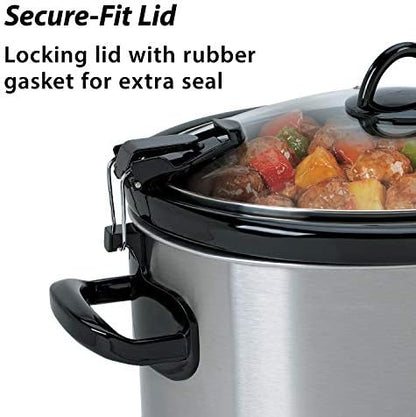 Crock-Pot Cook & Carry 6 Quart Portable Slow Cooker v1007