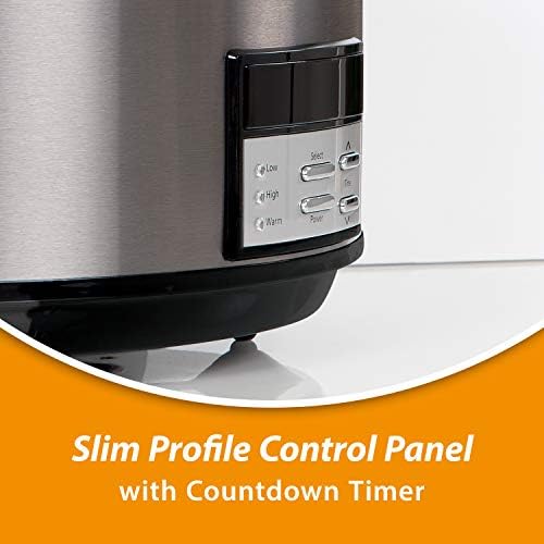 Crock-Pot 8 Quart Programmable Slow Cooker with Auto Warm v1028