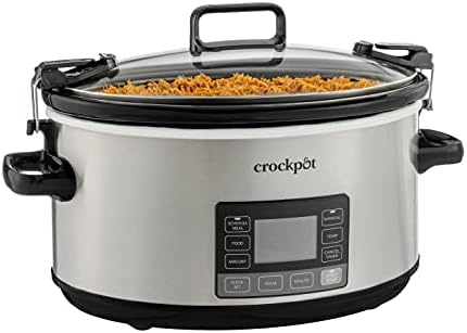 Crock-Pot 7 Quart Portable Programmable Slow Cooker with Timer v1027