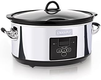 Crock-Pot 7 Quart Programmable Slow Cooker – Polished Platinum v1023