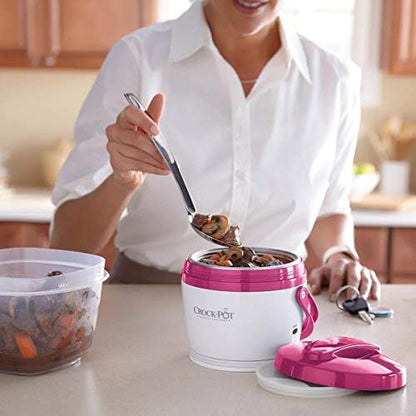 Crock-Pot Lunch Crock Portable Food Warmer 20oz – Pink v1003
