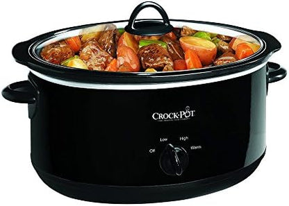 Crock-Pot 8 Quart Manual Slow Cooker – Black v1010