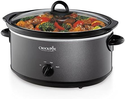 Crock-Pot 7 Quart Slow Cooker – Charcoal v1009