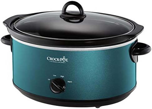 Crock-Pot 7 Quart Manual Slow Cooker – Turquoise v1025