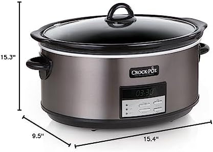 Crock-Pot 8 Quart Programmable Slow Cooker with Auto Warm v1028