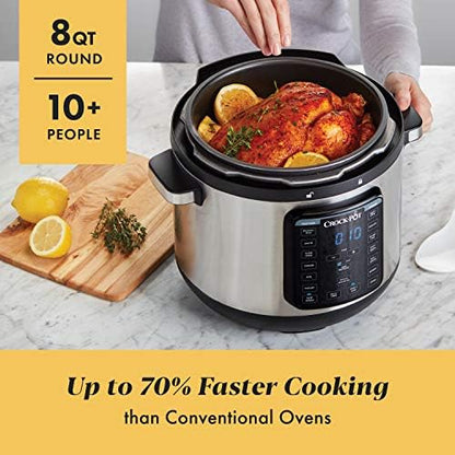 Crock-Pot 8 Quart Express Crock Multi-Use Pressure Cooker v1005
