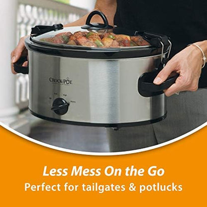 Crock-Pot Cook & Carry 6 Quart Portable Slow Cooker v1007