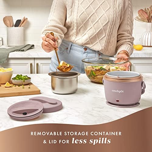 Crock-Pot Electric Lunch Box Food Warmer 20oz – Blush Pink v1018
