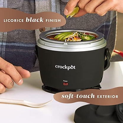 Crock-Pot Electric Lunch Box Food Warmer 20oz – Black v1026
