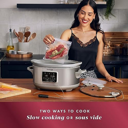 Crock-Pot 7 Quart Programmable Cook & Carry Slow Cooker v1019