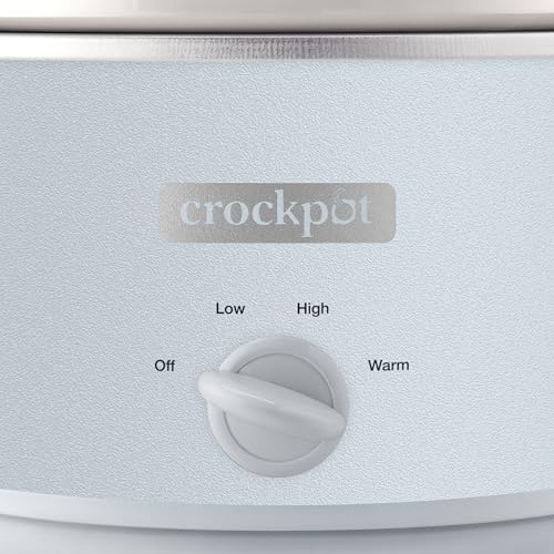 Crock-Pot 4.5 Quart Manual Slow Cooker – Macaroon Blue v1017