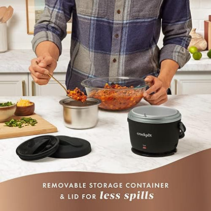 Crock-Pot Electric Lunch Box Food Warmer 20oz – Black v1026