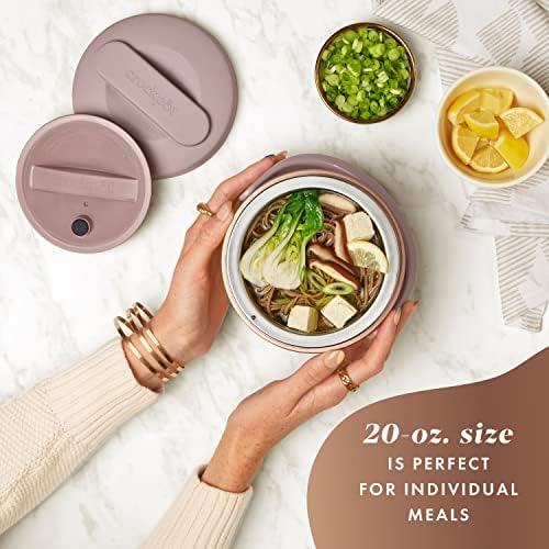 Crock-Pot Electric Lunch Box Food Warmer 20oz – Blush Pink v1018
