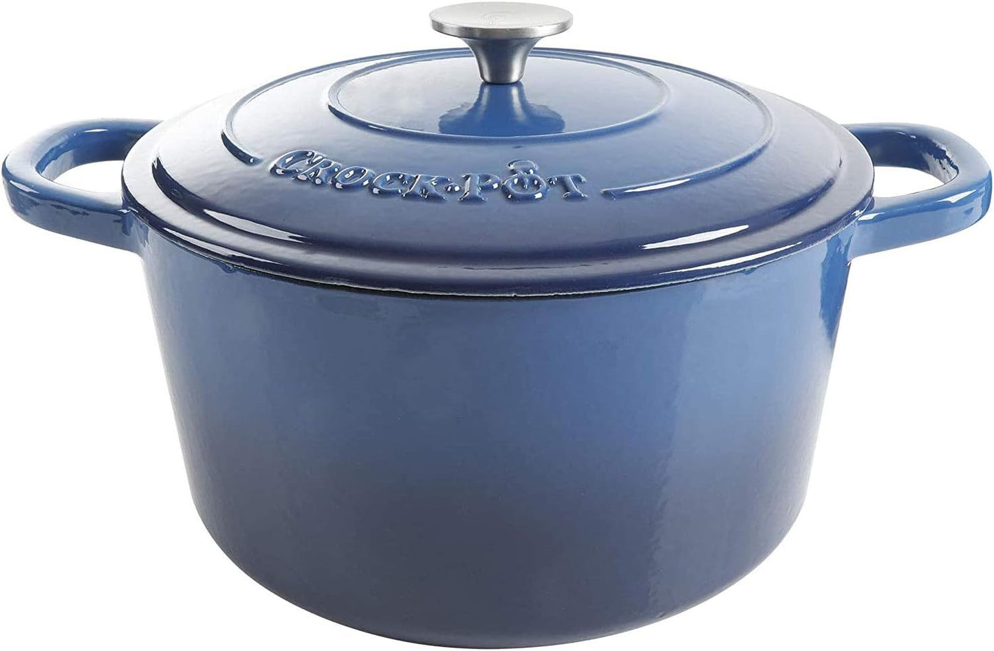 Crock-Pot 3 Quart Enameled Cast Iron Dutch Oven – Aqua v1002 v1x2