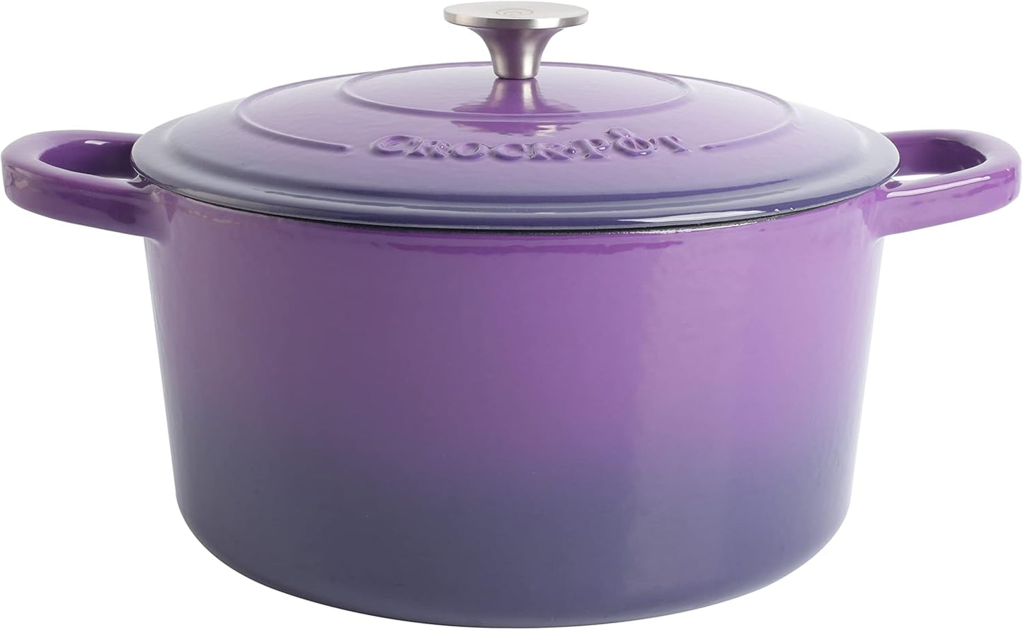 Crock-Pot 3 Quart Enameled Cast Iron Dutch Oven – Aqua v1002 v1x2