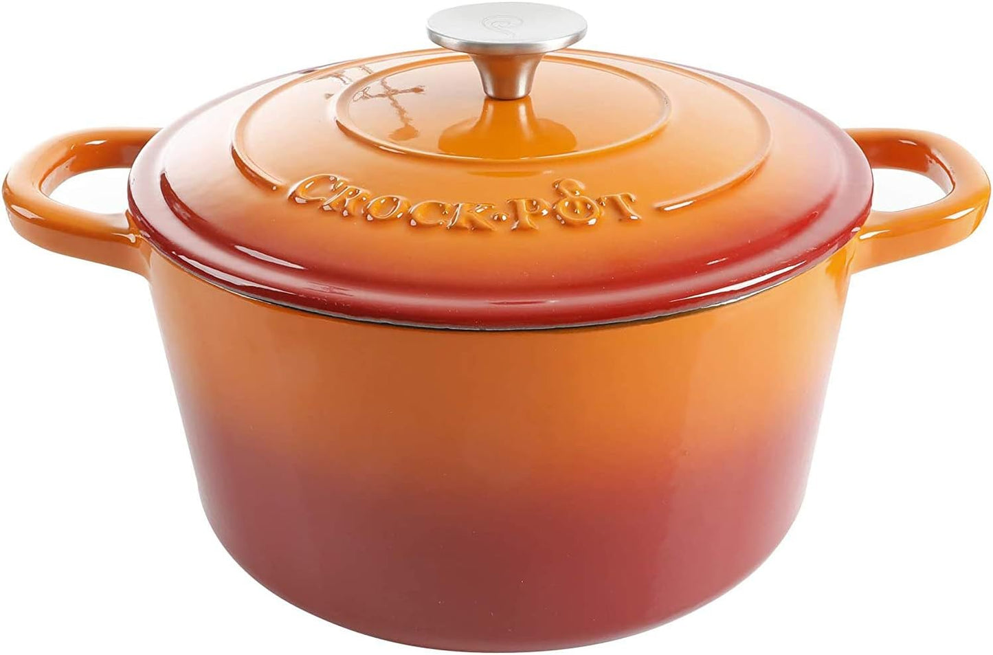 Crock-Pot 3 Quart Enameled Cast Iron Dutch Oven – Aqua v1002