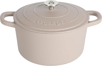 Crock-Pot 3 Quart Enameled Cast Iron Dutch Oven – Aqua v1002 v1x2