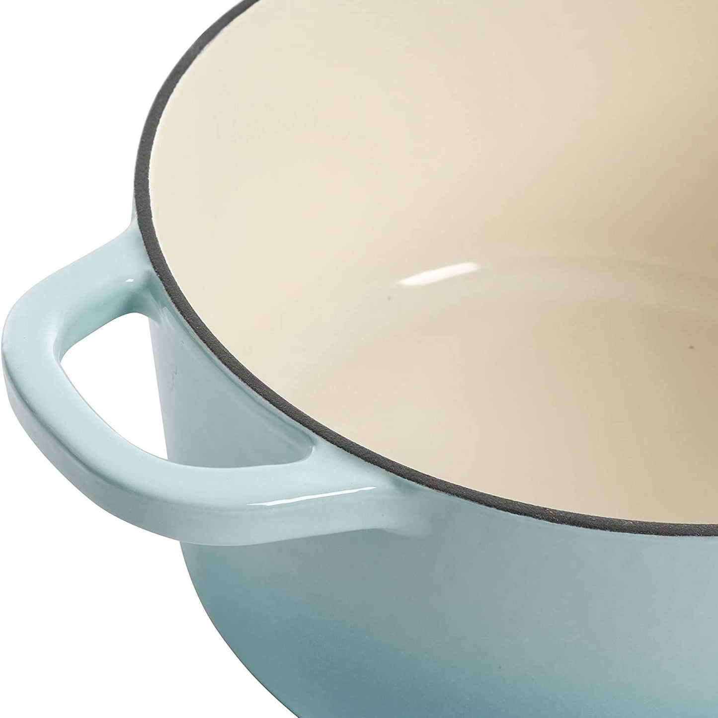 Crock-Pot 3 Quart Enameled Cast Iron Dutch Oven – Aqua v1002