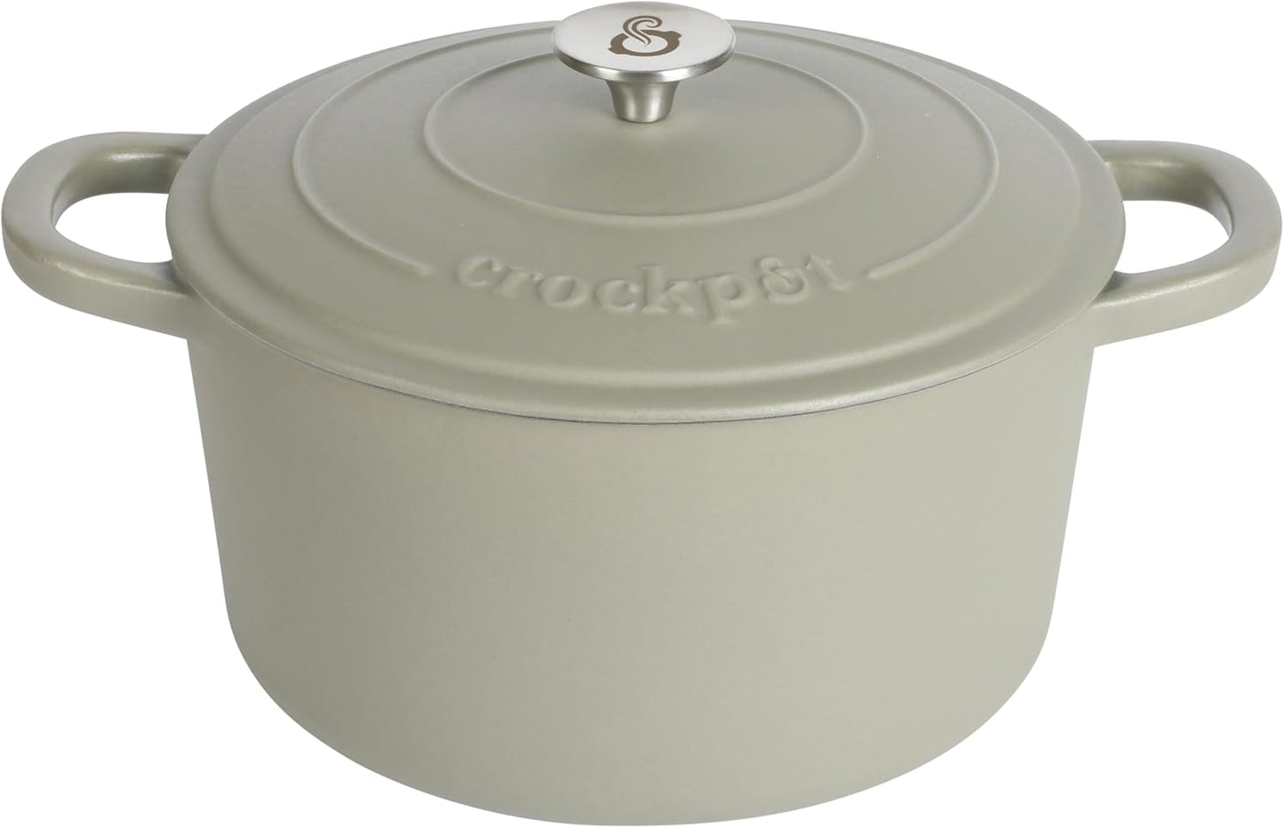 Crock-Pot 3 Quart Enameled Cast Iron Dutch Oven – Aqua v1002