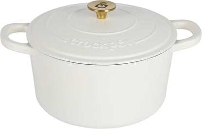 Crock-Pot 3 Quart Enameled Cast Iron Dutch Oven – Aqua v1002 v1x2