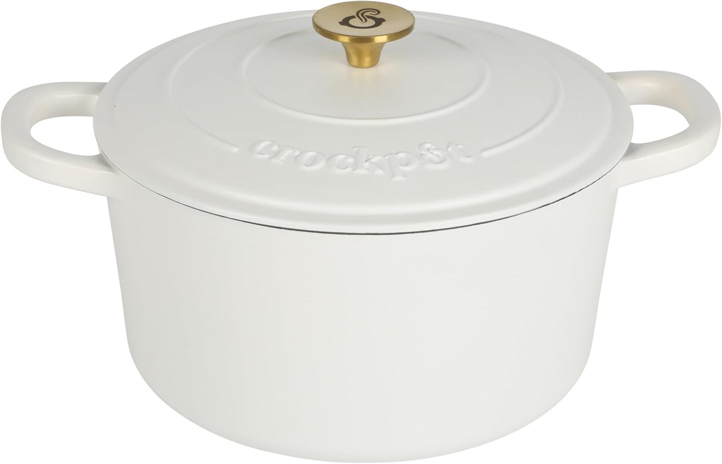 Crock-Pot 3 Quart Enameled Cast Iron Dutch Oven – Aqua v1002