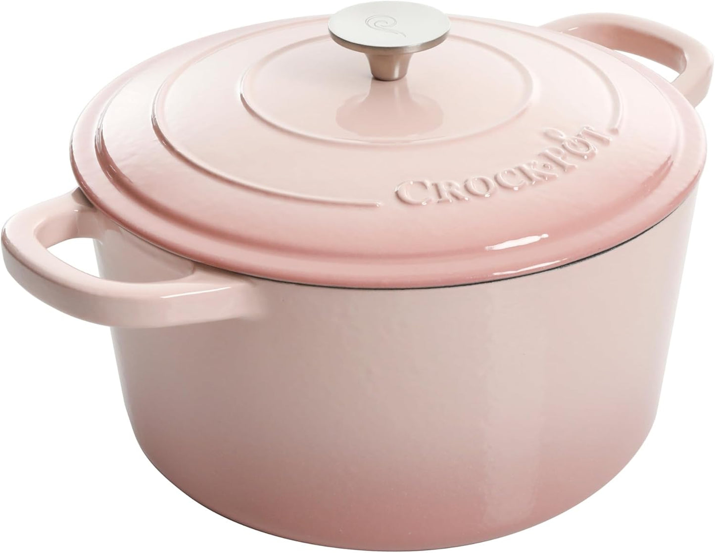 Crock-Pot 3 Quart Enameled Cast Iron Dutch Oven – Aqua v1002 v1x2