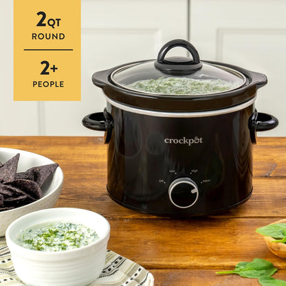 Crock-Pot 2 Quart Mini Slow Cooker – Classic Compact Cooker v1001