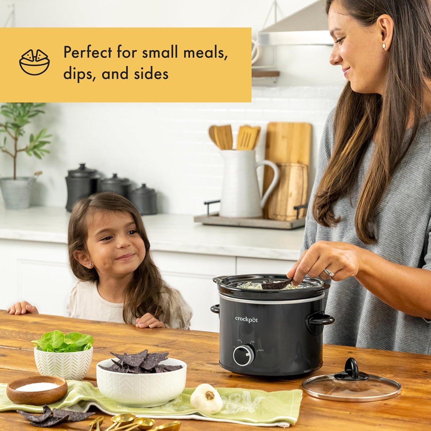 Crock-Pot 2 Quart Mini Slow Cooker – Classic Compact Cooker v1001