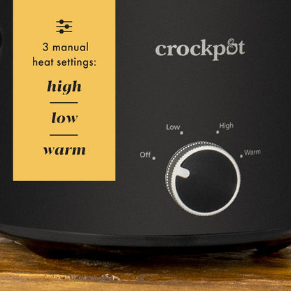 Crock-Pot 2 Quart Mini Slow Cooker – Classic Compact Cooker v1001