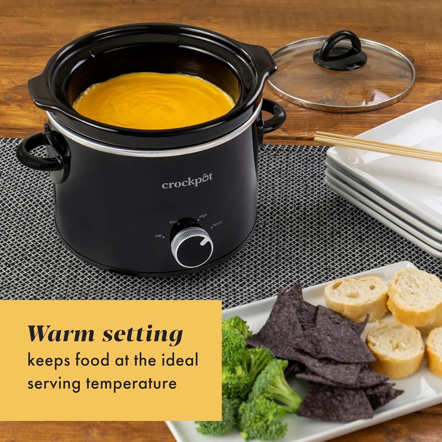 Crock-Pot 2 Quart Mini Slow Cooker – Classic Compact Cooker v1001